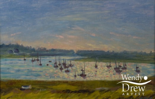 Sunset over the River Alde, Aldeburgh