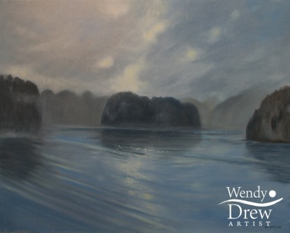 Blue mist Halong Bay
