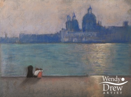 Evening sky over Santa Maria della Salute, Venice